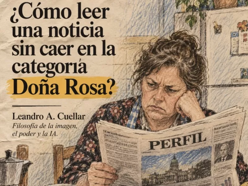 &iquest;C&oacute;mo leer una noticia sin caer en la categor&iacute;a Do&ntilde;a Rosa?