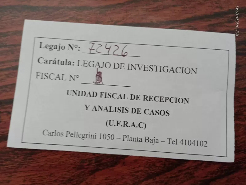 Denuncian