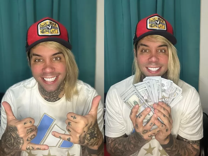 El "Cheto de la cumbia" pisa fuerte en la escena y deja chiquito a Alex Caniggia