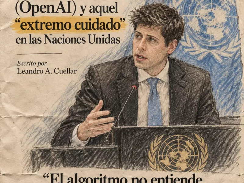 Sam Altman (OpenAI) y aquel "extremo cuidado" en las Naciones Unidas