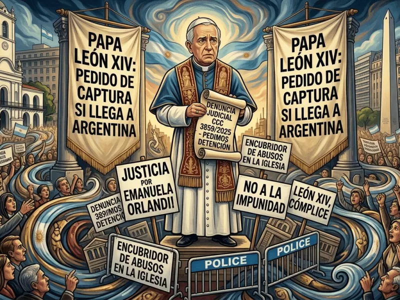 Denuncian al papa Le&oacute;n XIV y piden su captura si llega a la Argentina