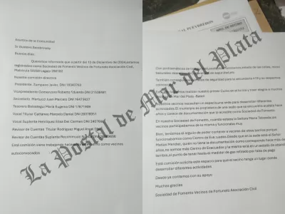 Vecinos de Fortunato de la Plaza en Mar del Plata reclaman la intervención del Municipio por irregularidades en la sociedad de fomento