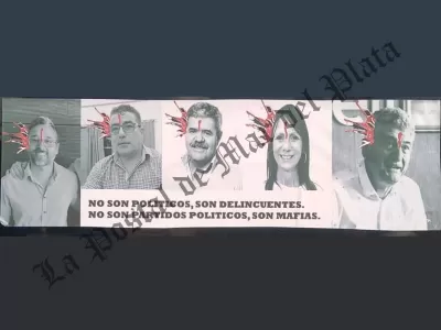 ¡Intimidación en PAMI! Carteles amenazantes contra el concejal Luis Vivas sacuden Villa Gesell