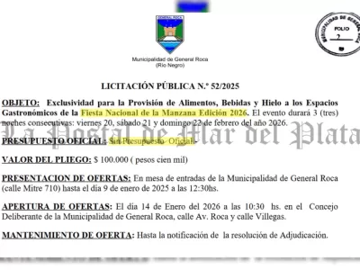 Nuevo cuestionamiento a la intendente rionegrina por un evento masivo sin presupuesto publicado