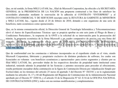 Karina Milei desembols&oacute; 594.535 d&oacute;lares para sostener el software presidencial durante los pr&oacute;ximos tres a&ntilde;os
