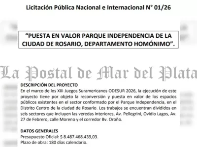 Santa Fe impulsa obras millonarias en Rosario para los Juegos Sudamericanos mientras surgen cr&iacute;ticas por las prioridades