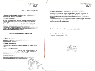 La oposición geselina cerró la sesión y rechazó el aumento de tasas: "No vamos a convalidar un despropósito"