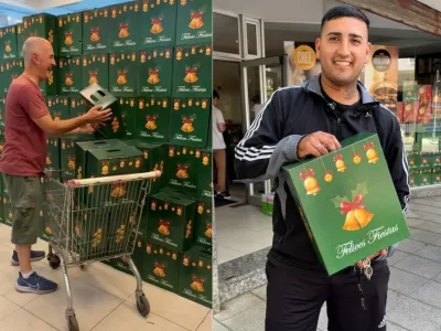 En un a&ntilde;o dif&iacute;cil, UTHGRA reparti&oacute; casi 5 mil cajas navide&ntilde;as