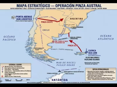 Un paper vincula petr&oacute;leo, cooperaci&oacute;n militar y log&iacute;stica ant&aacute;rtica en una amenaza creciente para Argentina