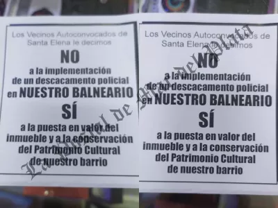 Reclamo vecinal en Mar Chiquita: seguridad sí, pero sin usar el balneario de Santa Clara del Mar