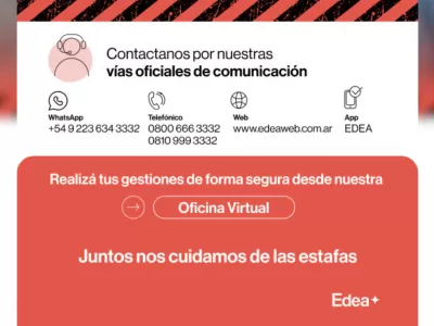 EDEA advirti&oacute; por estafas con su nombre y difundi&oacute; claves para evitar fraudes