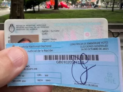 Emiliano Giri emitió su sufragio y fue claro: "Anda a votar"