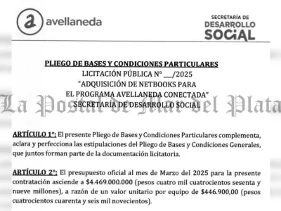 En Avellaneda compraron netbooks para escuelas con un sobrecosto cercano a los 1500 millones