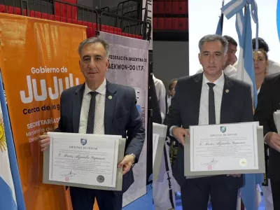 Alejandro Yapuncic fue distinguido como Gran Maestro en el Campeonato Nacional de Taekwondo