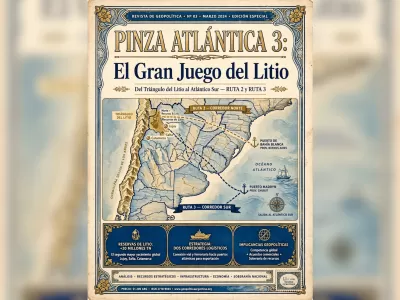 El gran juego del litio: las rutas que conectan el norte argentino con el Atl&aacute;ntico Sur