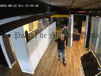 Se filtraron fotos del vaciamiento de las oficinas de Christian Silbergleit en Avenida de Mayo