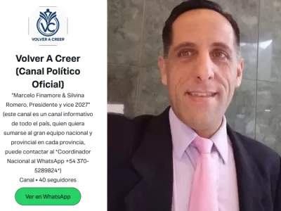 El nuevo movimiento de Volver a Creer sorprende con otra est&eacute;tica y la misma campa&ntilde;a presidencial