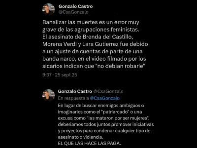 El dirigente santafesino Gonzalo Castro contra agrupaciones feministas: "Banalizan las muertes en La Matanza"