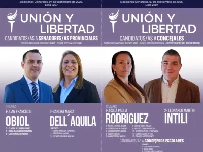 ¿La sorpresa de la Quinta? Unión y Libertad asoma como tercera fuerza bonaerense con la Lista 2207