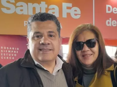 Walter Eiguren y Patricia Lavallen participaron de EXPORTLOG en la Terminal Fluvial de Rosario