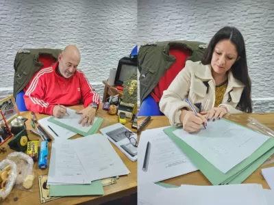 En Buenos Aires, Santiago Cúneo sumó a su lista a dirigentes gremiales, artistas y un héroe de Malvinas