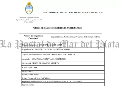 El Ministerio de Seguridad aprob&oacute; una millonaria compra de caf&eacute; en medio de denuncias por crisis salarial y emocional