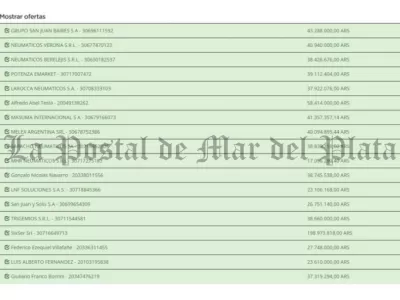 Karina Milei busca renovar 190 cubiertas y el presupuesto m&aacute;s caro queda a un paso de los 200 millones de pesos