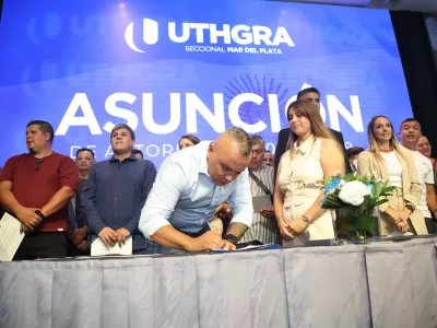Asumi&oacute; la nueva conducci&oacute;n de UTHGRA Mar del Plata con apoyo masivo de los trabajadores