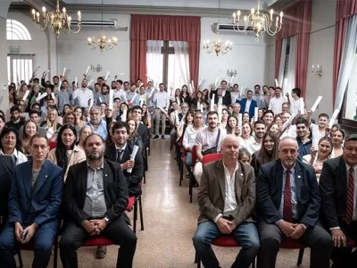 La provincia duplicó la matrícula y juraron 80 nuevos agrimensores en el Consejo Profesional