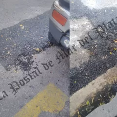 Bacheo expr&eacute;s en crisis: vecinos marplatenses denuncian arreglos que "se desarman solos"