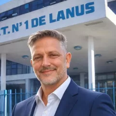 Vecinos denuncian irregularidades en obra municipal que afecta a escuela t&eacute;cnica de Lan&uacute;s